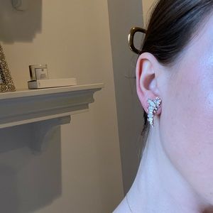 Kendra Scott Rose Gold Crystal Ear Climbers